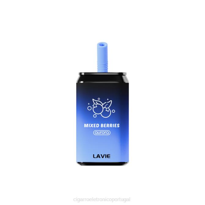 Cigarro Eletrônico Vape - frutas misturadas LAVIE Aurora 11.000 baforadas DDN0149