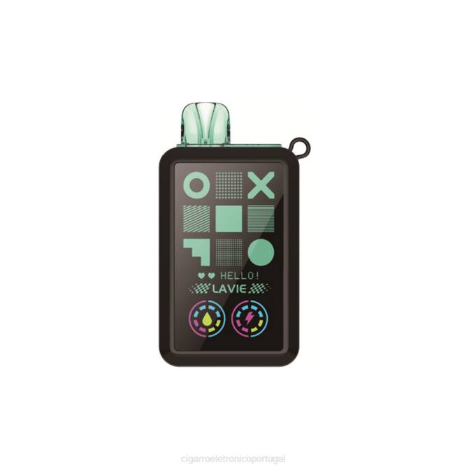 Atacado Vaporizador - gelo de morango kiwi/gelo de melão LAVIE Cyber 20.000 baforadas DDN034