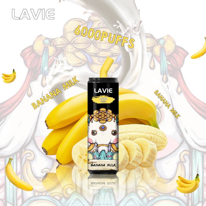 Cigarro Eletronico Atacado - leite de banana LAVIE Coke BAR 6.000 baforadas DDN0274