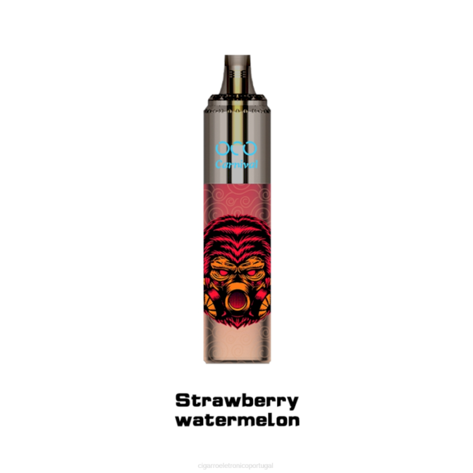 Cigarro Eletrônico Vape - melancia morango LAVIE OCO carnaval 10.000 baforadas DDN0358