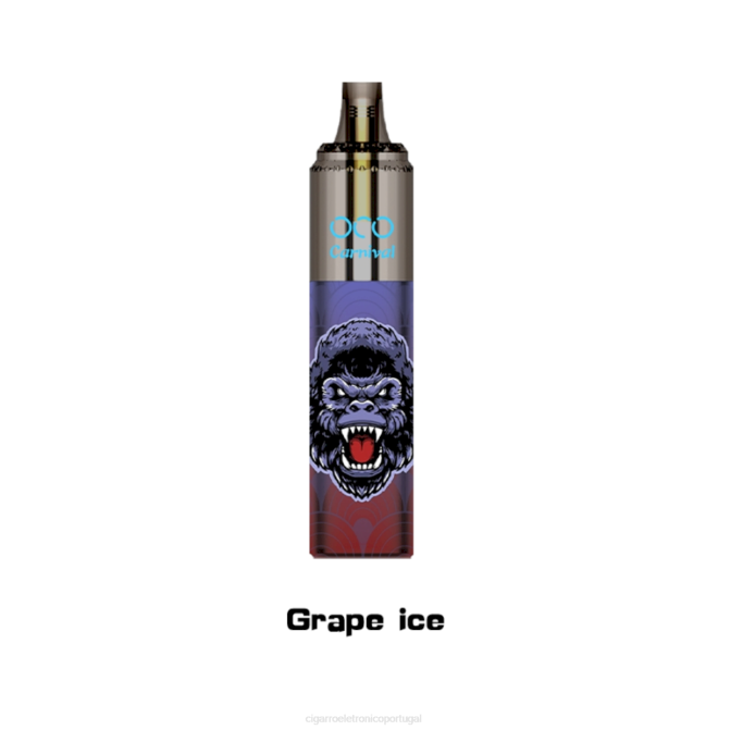 Loja Cigarro Eletronico Portugal - gelo de uva LAVIE OCO carnaval 10.000 baforadas DDN0350