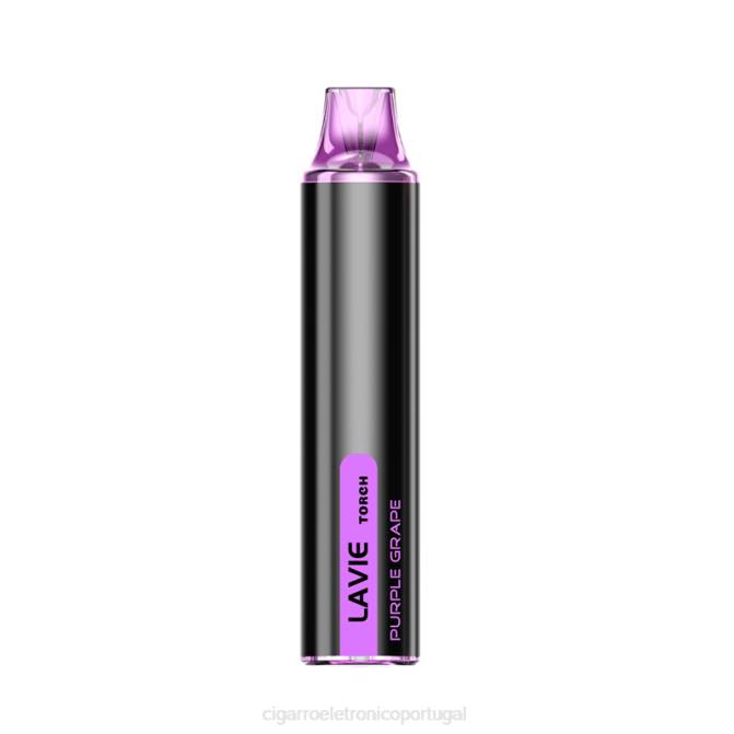 Cigarro Eletrónico Portugal - uva roxa LAVIE Torch 6.000 baforadas DDN0135