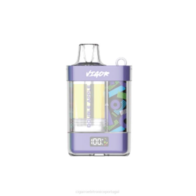 Cigarro Eletrônico - maçã dupla LAVIE VIGOR 15.000 baforadas DDN05