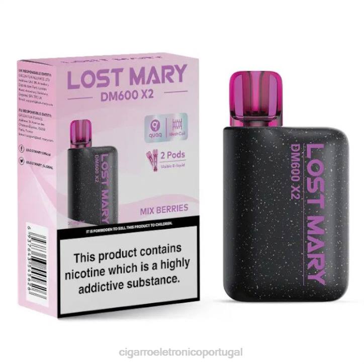 cigarro eletrónico comprar online RB64476 misture frutas LOST MARY DM600 X2