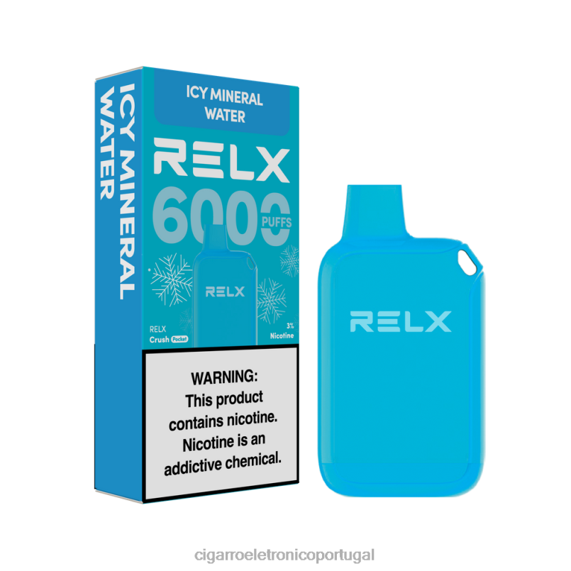 Atacado Vaporizador - água mineral gelada RELX Crush Pocket 6000 gelado NL26823