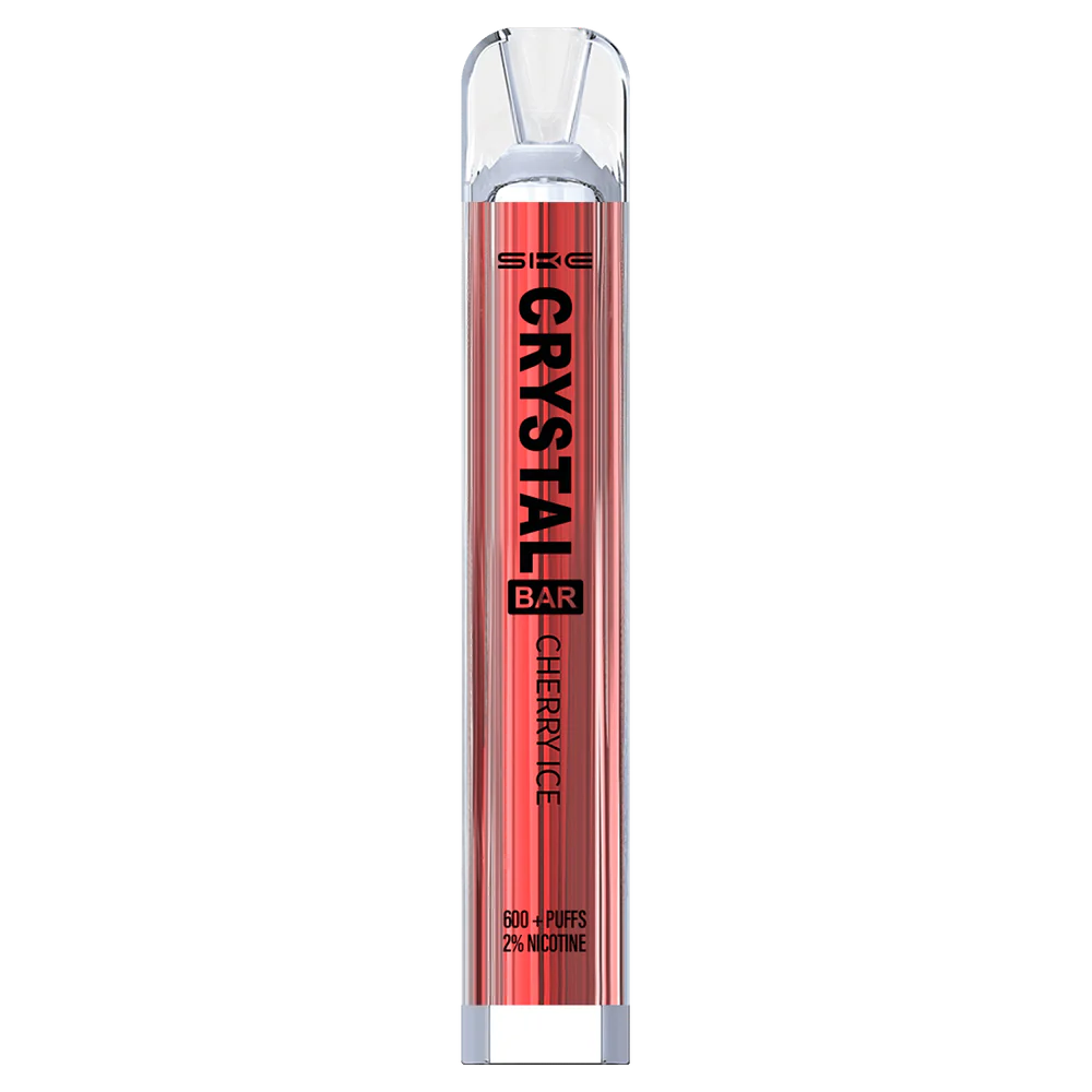 blu cigarro eletrónico portugal RB64269 gelo de cereja SKE Crystal Bar vape descartável 600 baforadas