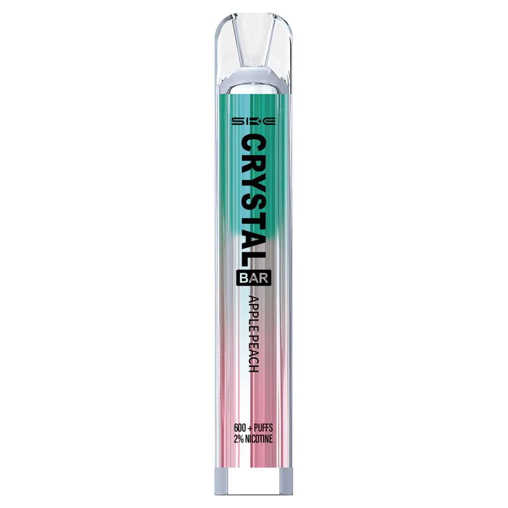 cigarro eletrónico comprar online RB64266 maçã pêssego SKE Crystal Bar vape descartável 600 baforadas