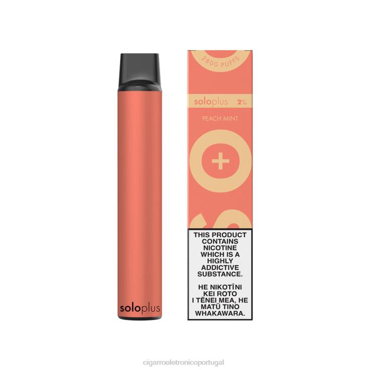 Atacado Vaporizador - Solo Plus vaporizador descartável hortelã pêssego X8RN823