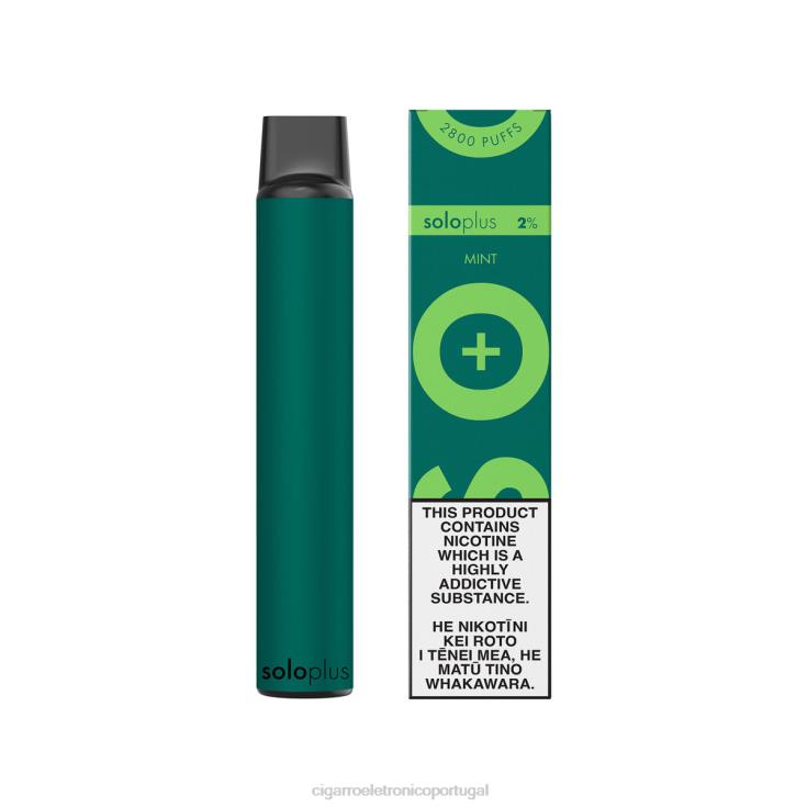 Cigarro Eletrônico Descartável Atacado - Solo Plus vaporizador descartável hortelã X8RN833
