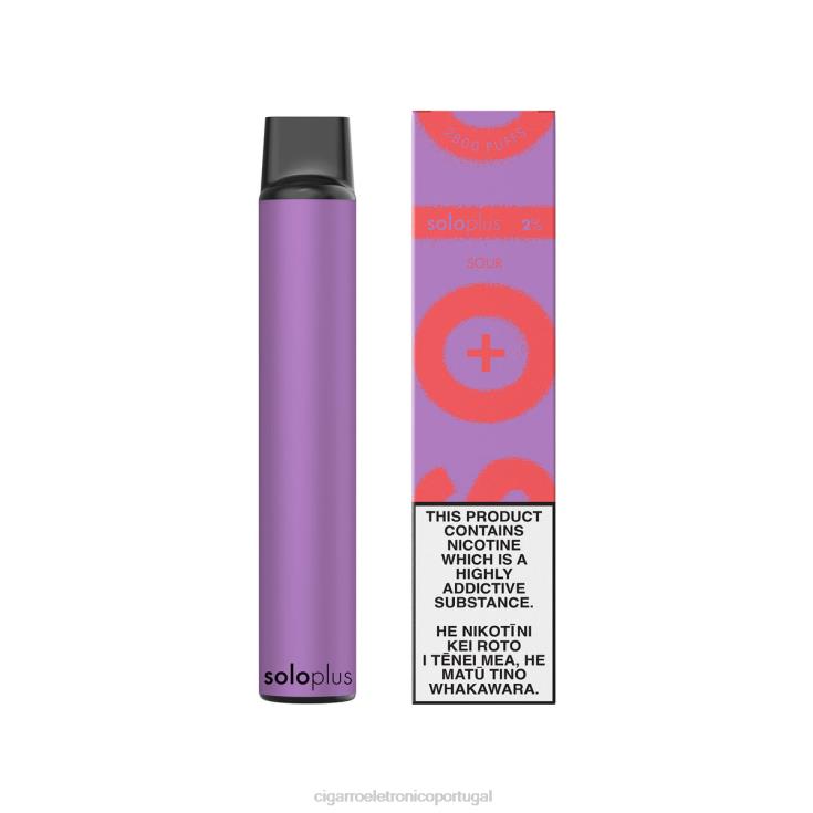 Cigarro Eletrónico Portugal - Solo Plus vaporizador descartável azedo X8RN825