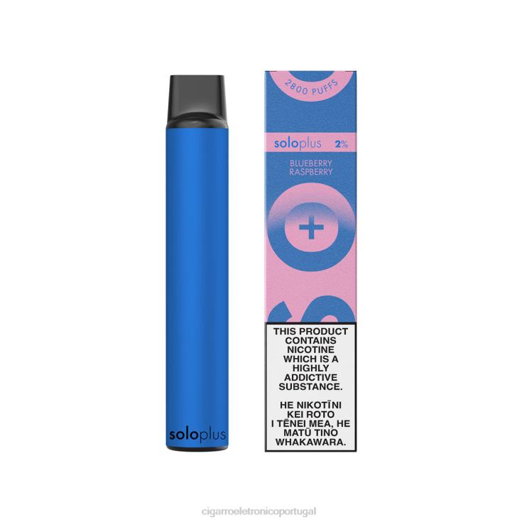 Cigarro Eletrônico Vape - Solo Plus coleção paraíso vape descartável framboesa mirtilo X8RN839