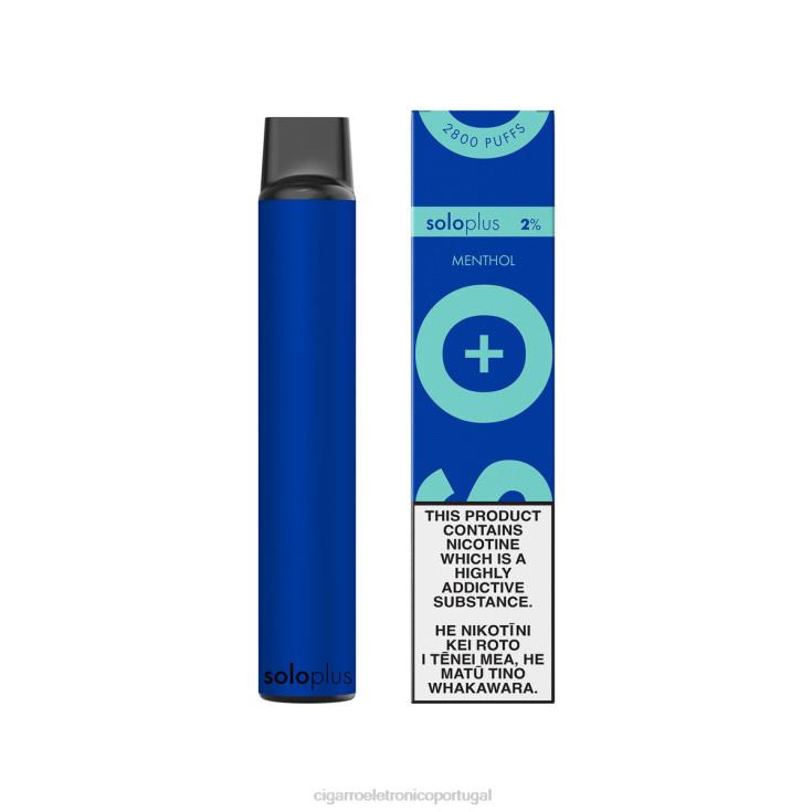 Cigarro Eletronico Atacado - Solo Plus vaporizador descartável mentol X8RN832
