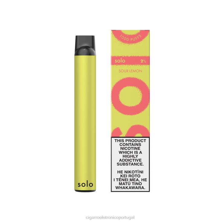 Atacado Vaporizador - Solo vaporizador descartável limão azedo X8RN812