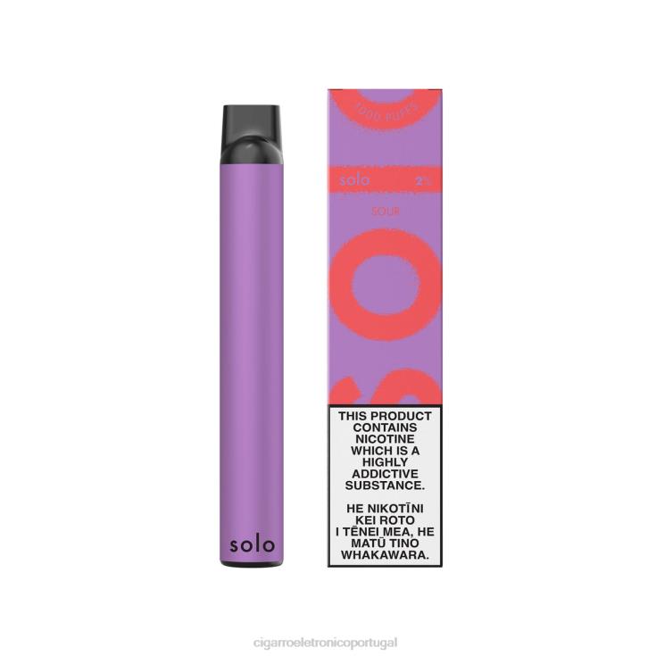 Cigarro Eletrónico Portugal - Solo vaporizador descartável azedo X8RN83
