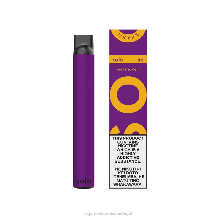 Cigarro Eletrónico Portugal - Solo vaporizador descartável maracujá X8RN814