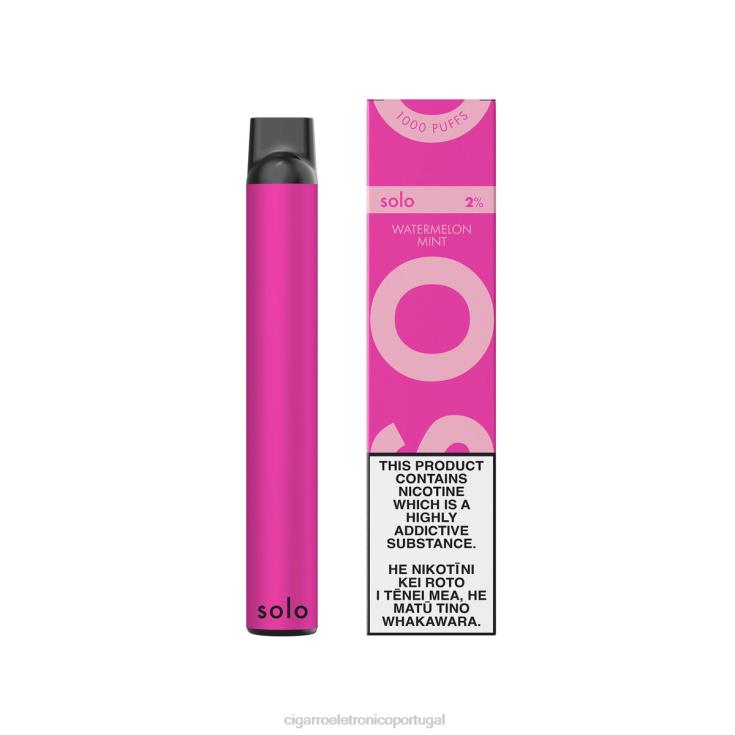 Cigarro Eletrónico Preço Portugal - Solo vaporizador descartável melancia hortelã X8RN82