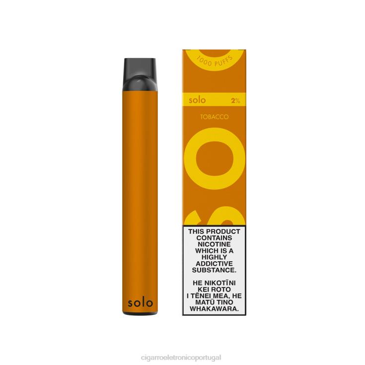 Cigarro Eletrônico Vape - Solo vaporizador descartável tabaco X8RN817