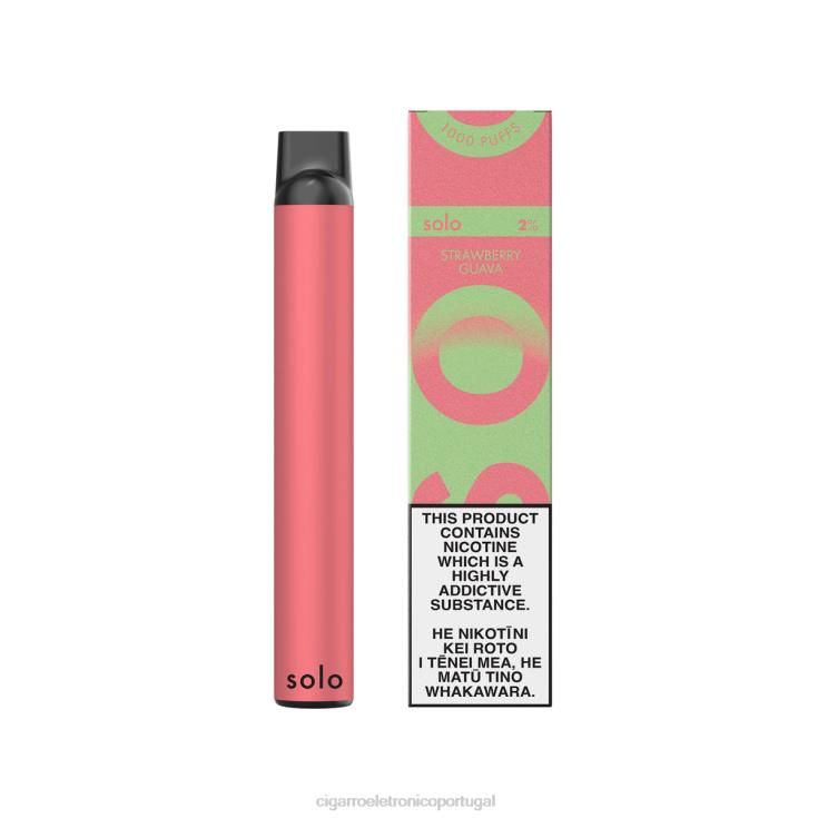 Cigarro Eletronico Atacado - Solo coleção paraíso vape descartável goiaba morango X8RN821
