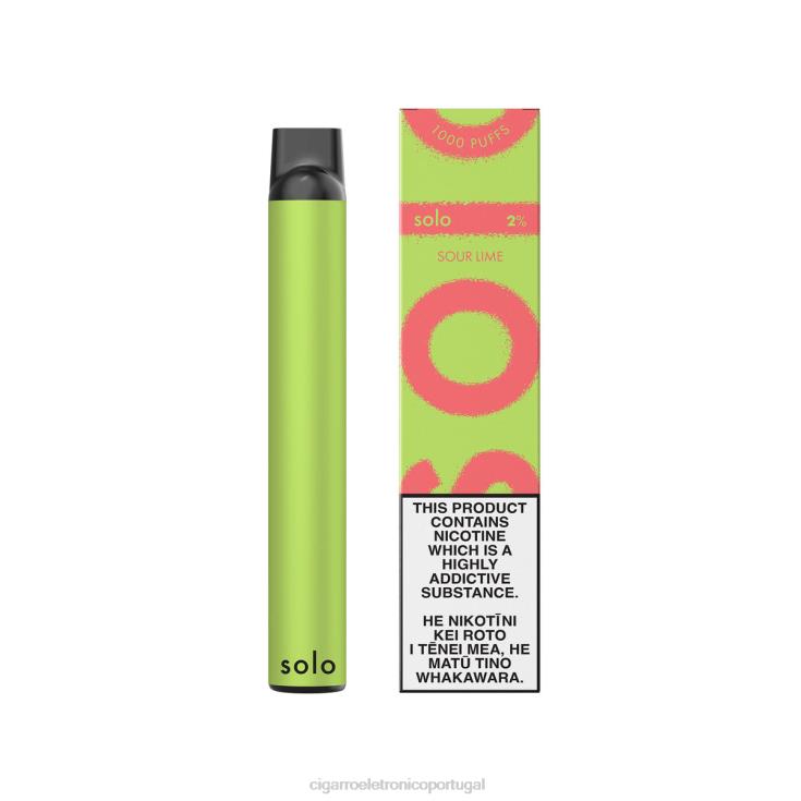 Importação Cigarro Eletrónico Portugal - Solo vaporizador descartável limão azedo X8RN818