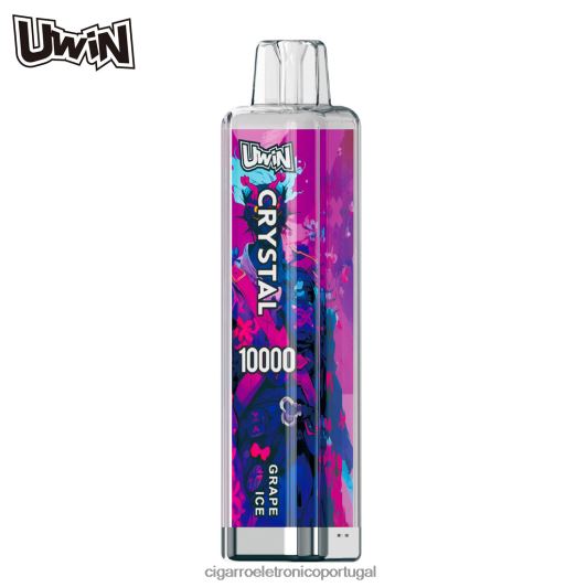 Cigarro Eletrónico Comprar Online - UWIN CRYSTAL 10.000 vapores descartáveis gelo de uva FR2FJJ367