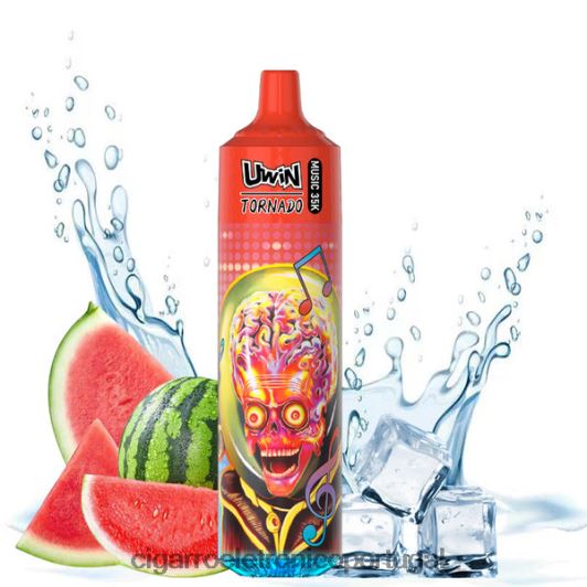 Cigarro Eletrônico Descartável Atacado - UWIN CRYSTAL vaporizador descartável de 35k gelo de melancia FR2FJJ385
