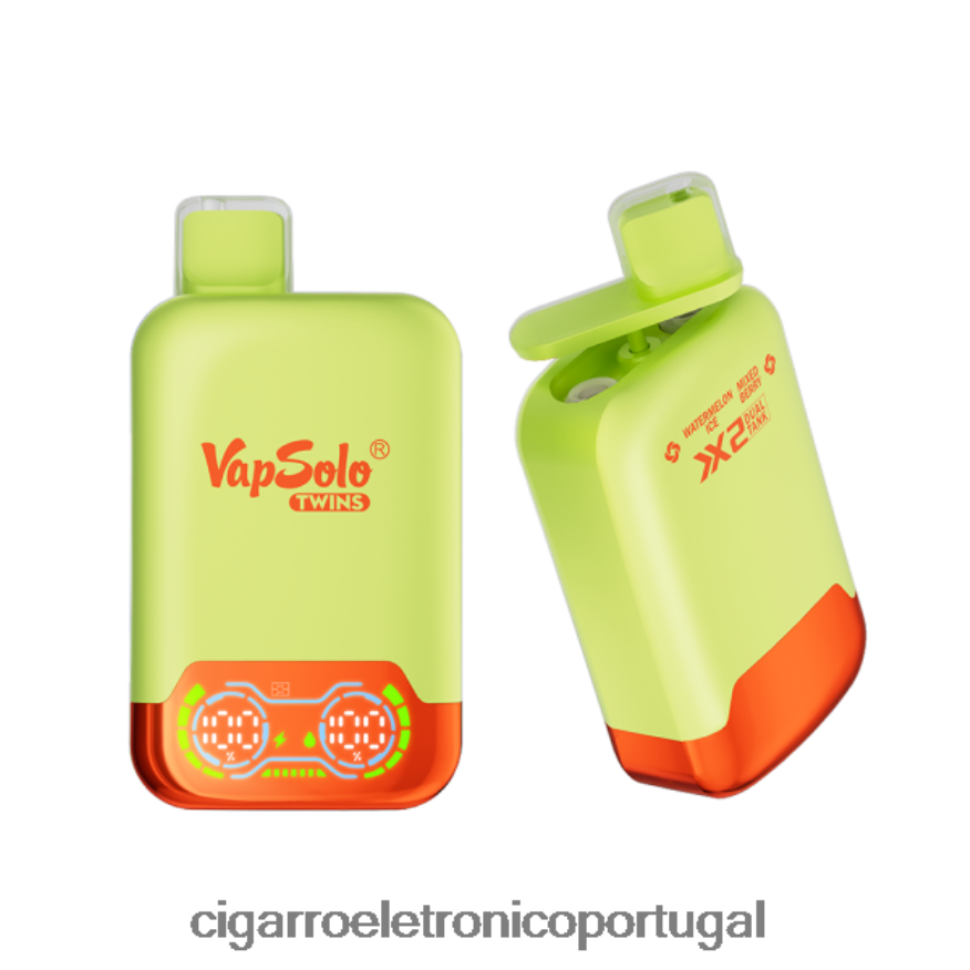 Cigarro Eletronico Atacado Mercado Livre - Vapsolo TWINS vaporizador descartável gelo de melancia e frutas vermelhas 4H6N02128