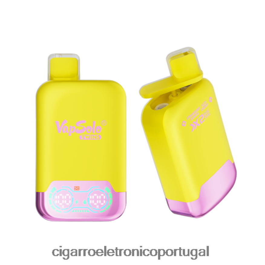 Cigarro Eletronico Atacado - Vapsolo TWINS vaporizador descartável morango, banana e cereja efervescente 4H6N02126