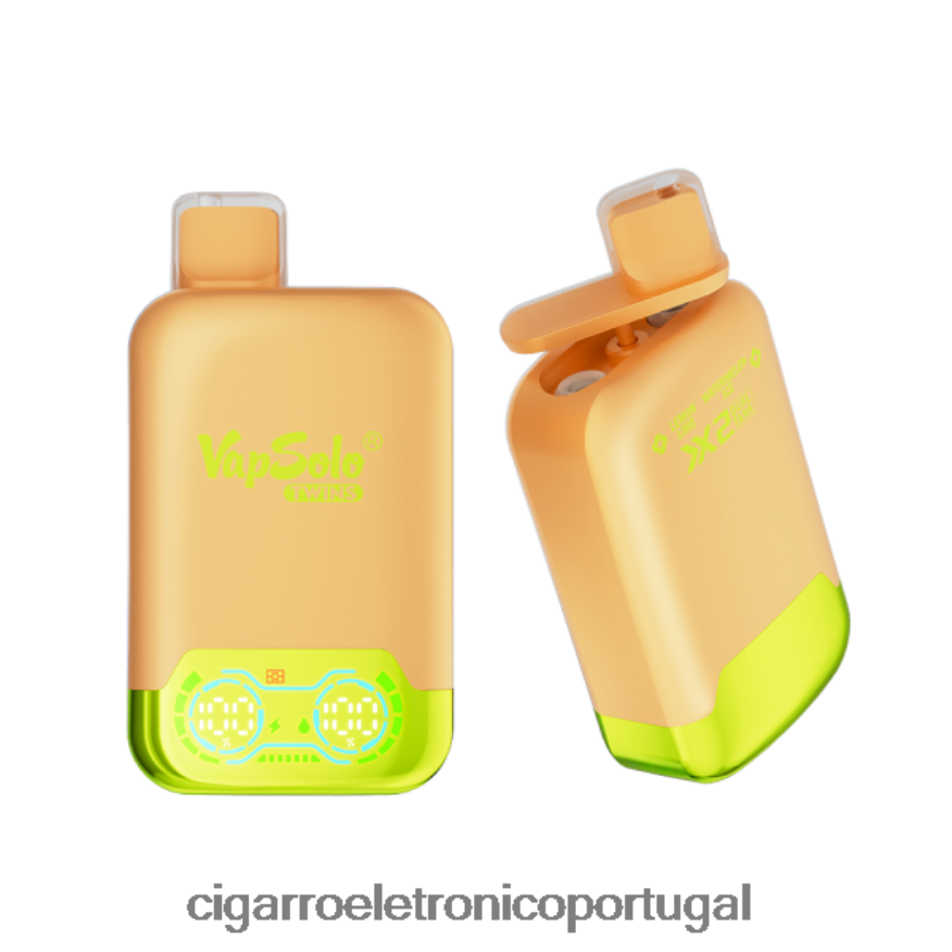 Liquido Cigarro Eletronico Portugal - Vapsolo TWINS vaporizador descartável limão, limão e gelo de melancia 4H6N02123