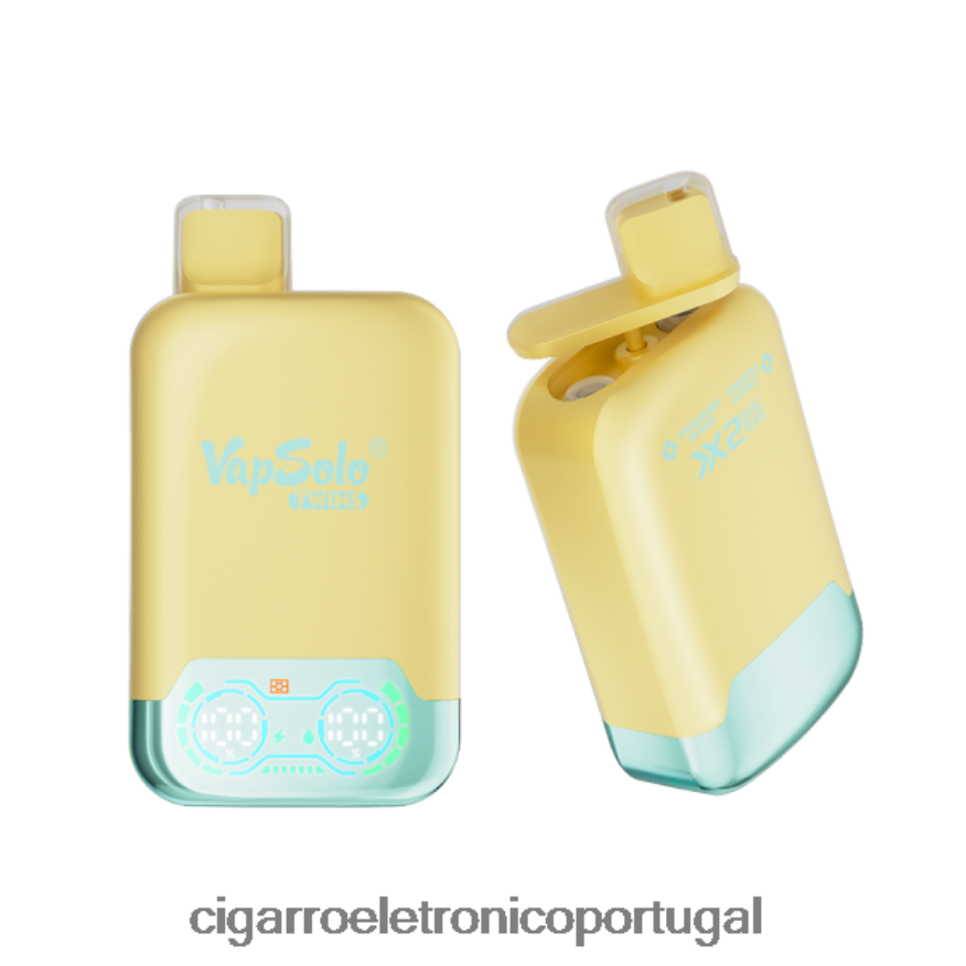 Loja Cigarro Eletronico Portugal - Vapsolo TWINS vaporizador descartável abacaxi, coco e morango, banana 4H6N02125