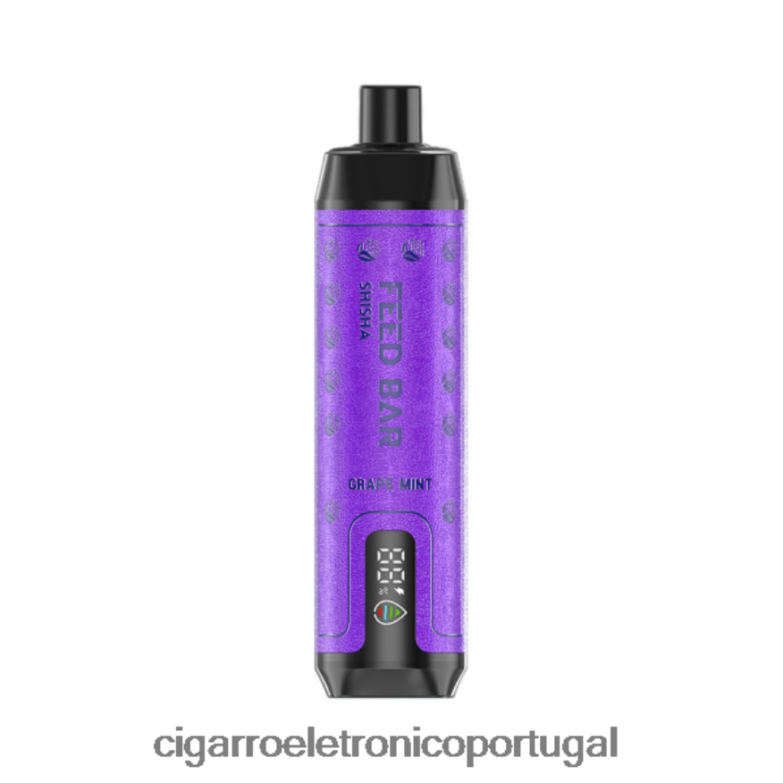 Cigarro Eletrónico Portugal - Vapsolo SHISHA vaporizador descartável hortelã de uva 4H6N02100