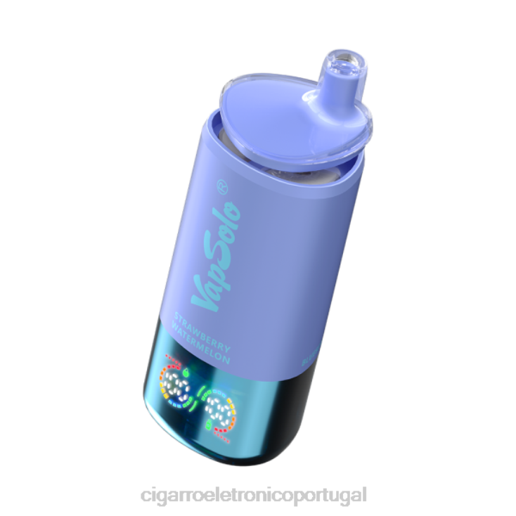 Atacado Vaporizador - VapSolo Triple 30.000 baforadas Limão, limão e morango, melancia e sorvete de mirtilo JR6261