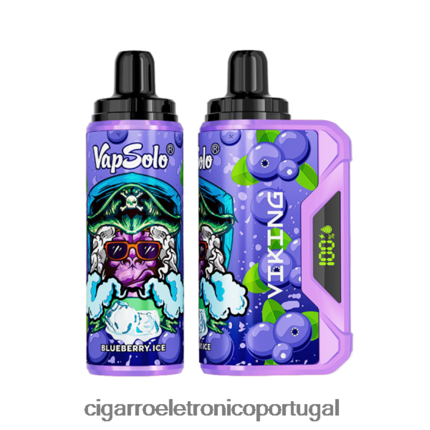 Atacado Vaporizador - Vapsolo VIKING vaporizador descartável mirtilo 4H6N02130
