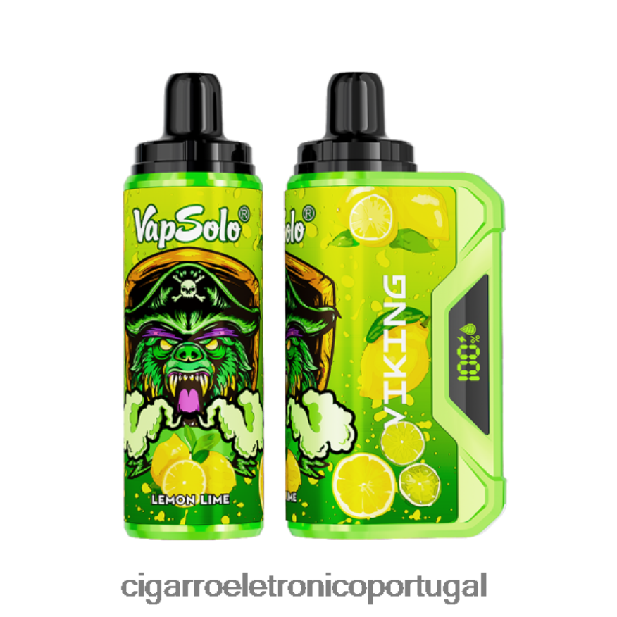 Cigarro Eletrónico Comprar Online - Vapsolo VIKING vaporizador descartável limão 4H6N02134