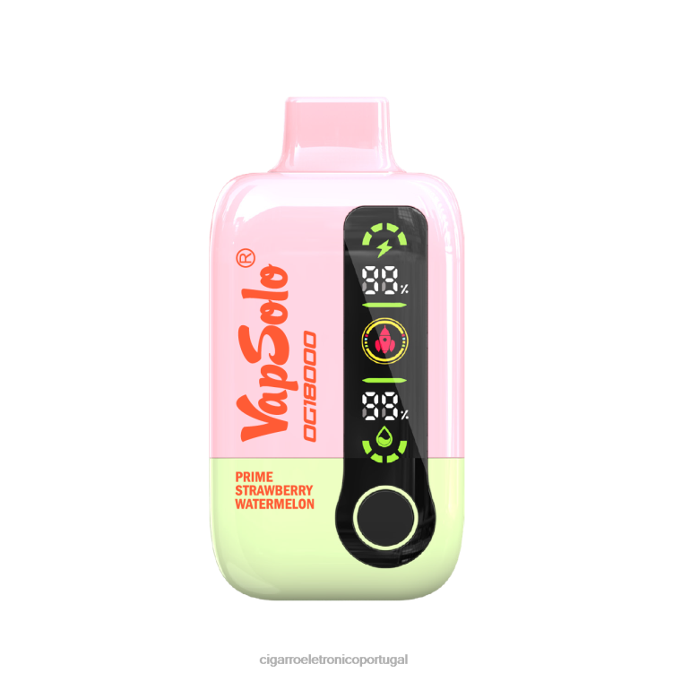 Cigarro Eletrônico Vape - F4TL06 VapSolo dg18000 melancia de morango nobre