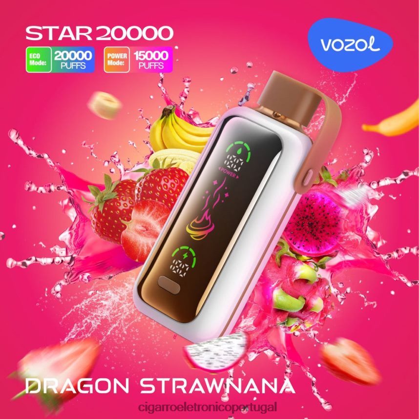 Cigarro Eletrônico Vape - dragão palhanana VOZOL STAR 20.000 LD2Z828